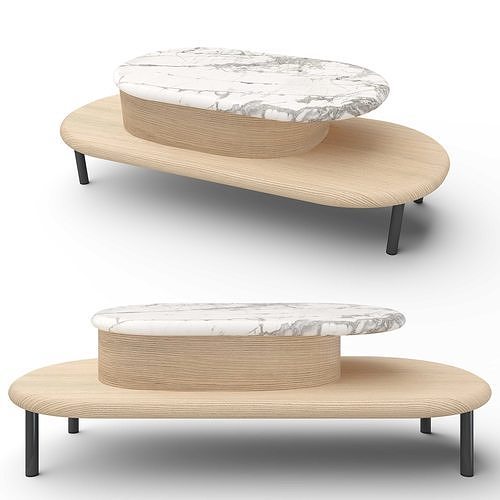 Aiden Bedside Table 3D model