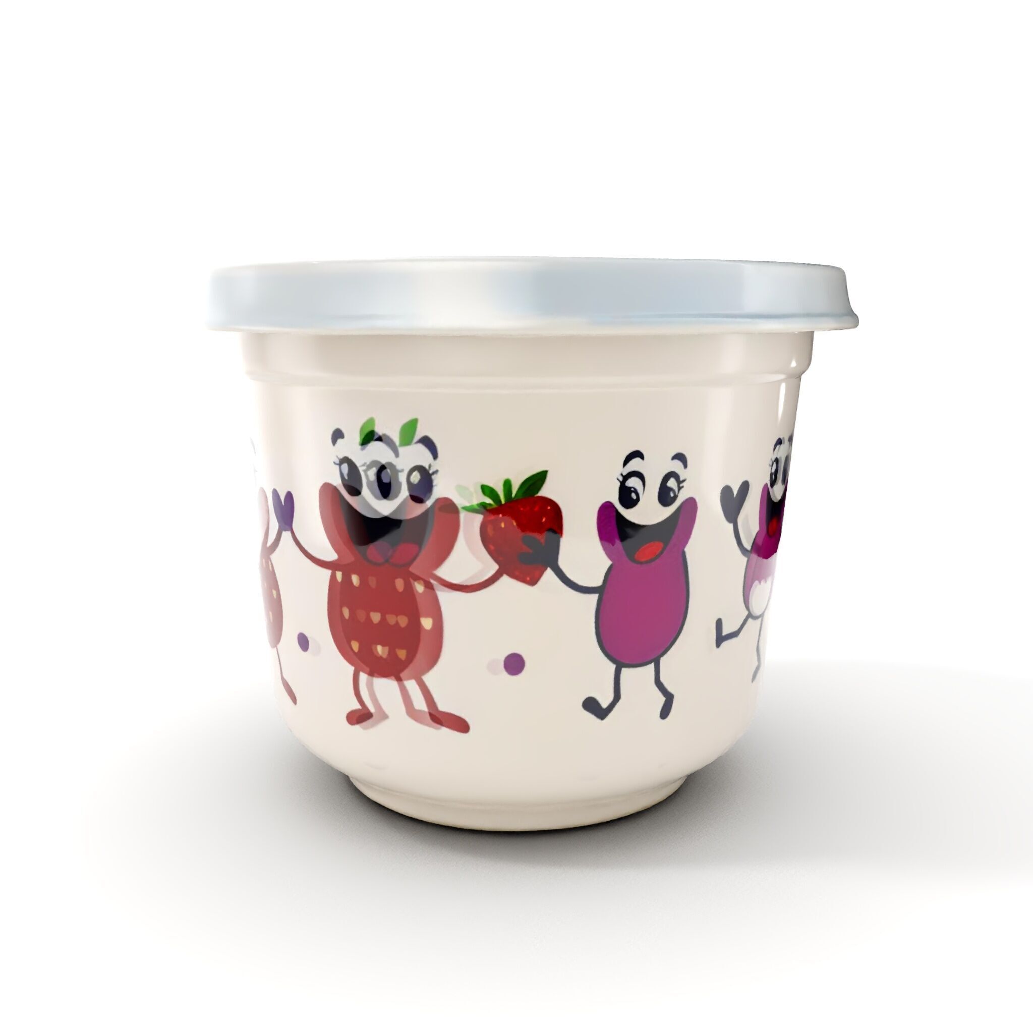 Decorative Fruit Characters Model Pack Low-poly 3D model_16