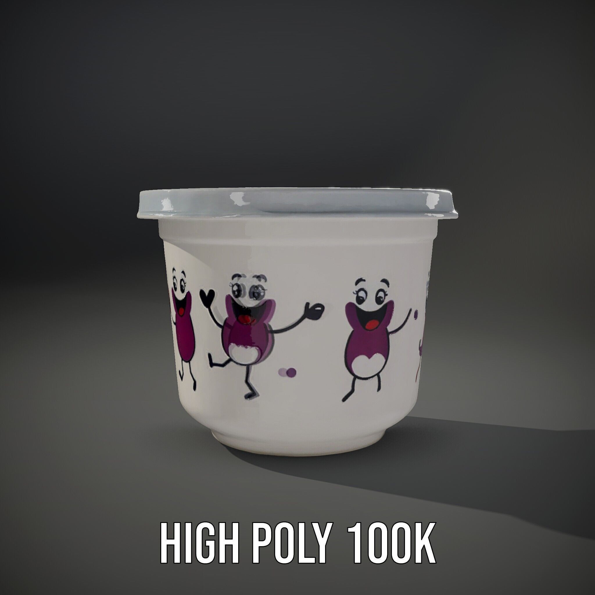 Decorative Fruit Characters Model Pack Low-poly 3D model_8