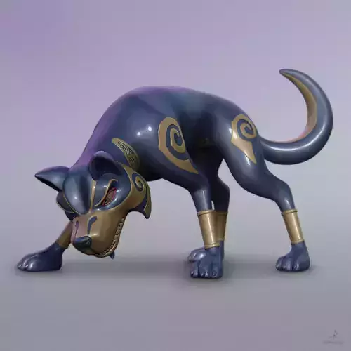 Wolfgang Shoebox Zoo - Pose 2 3D print model