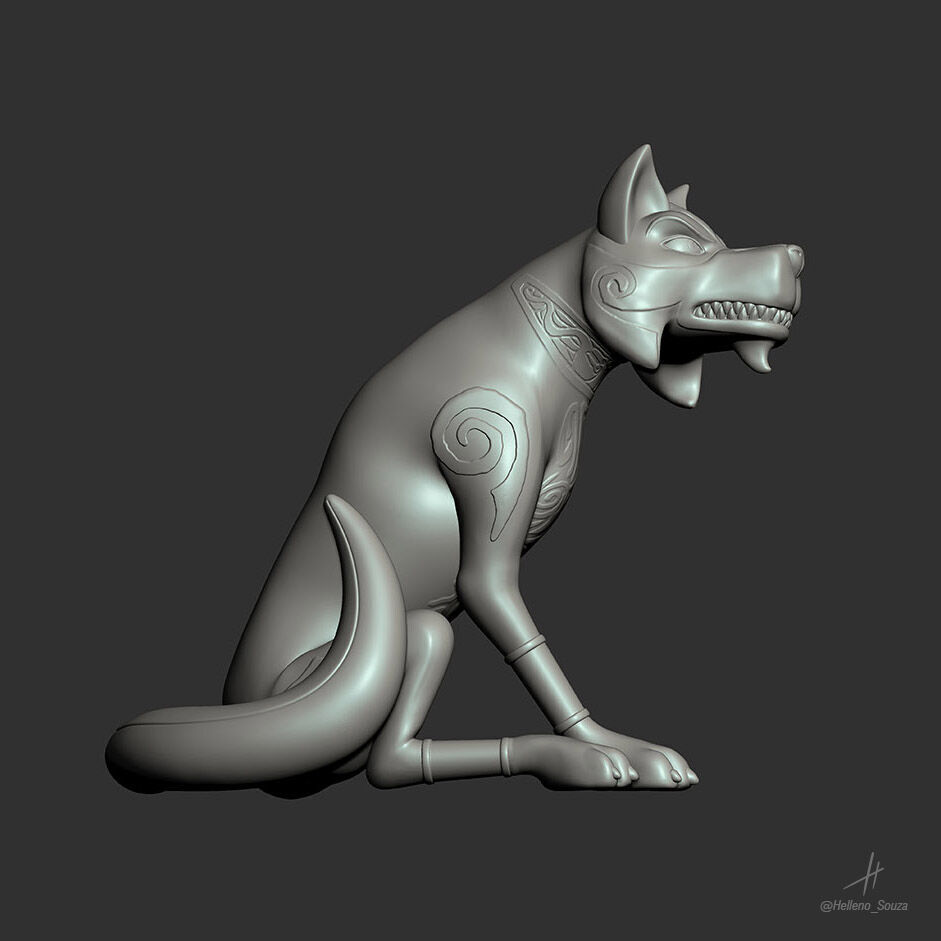Wolfgang Shoebox Zoo - Pose 1 and 2  3D print model_15
