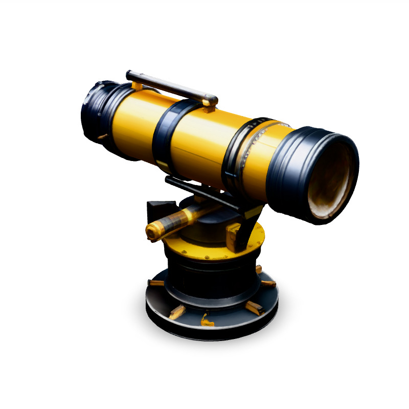 SciFi Telescope HighDetail 3D Model Low-poly 3D model_1