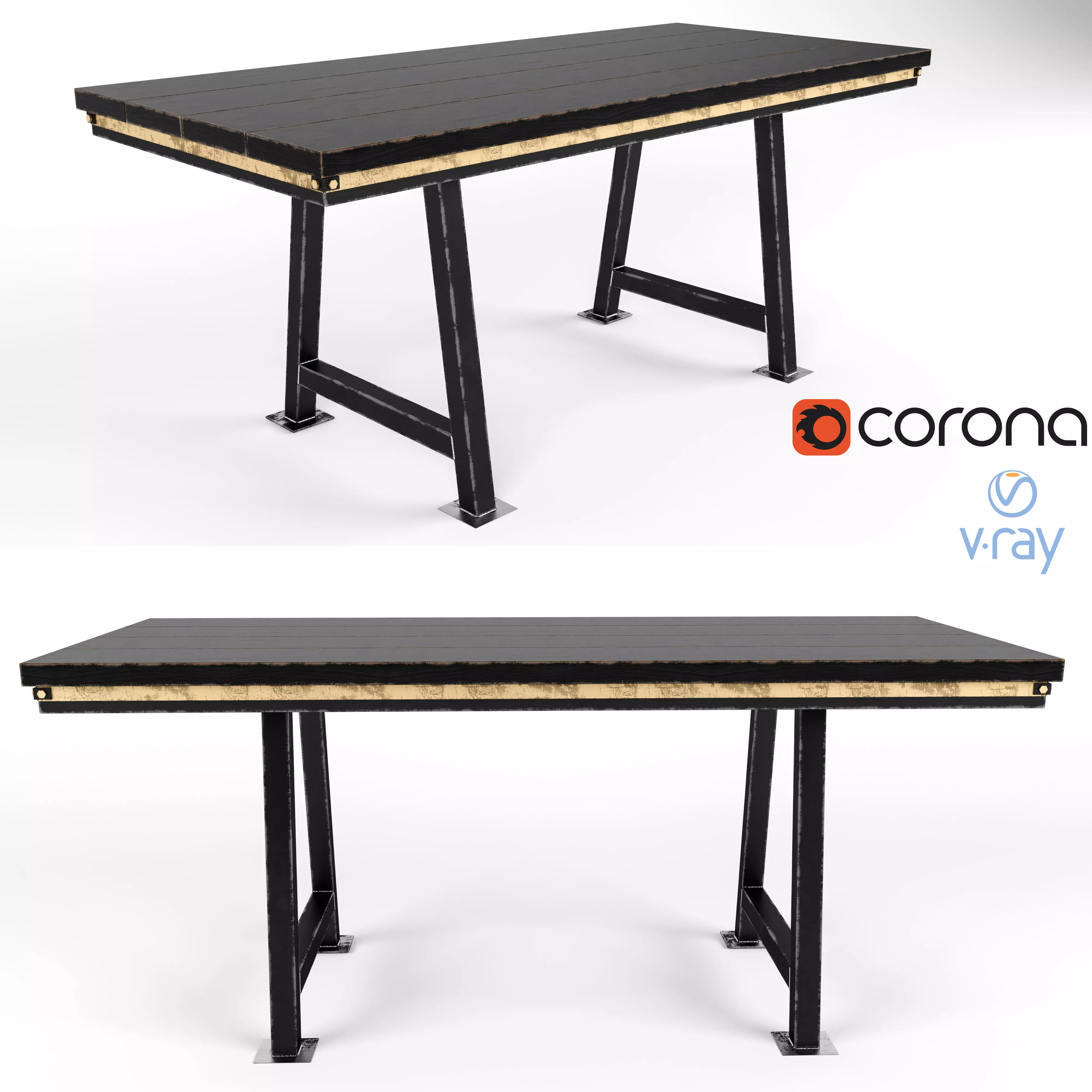 0066 Loft table 3D model_0