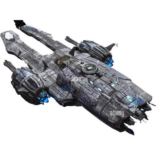 Spaceship for 5th generation 3D print model