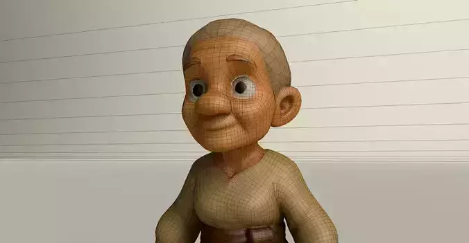 Stylized Game Ready Human Character Rigged named Niki