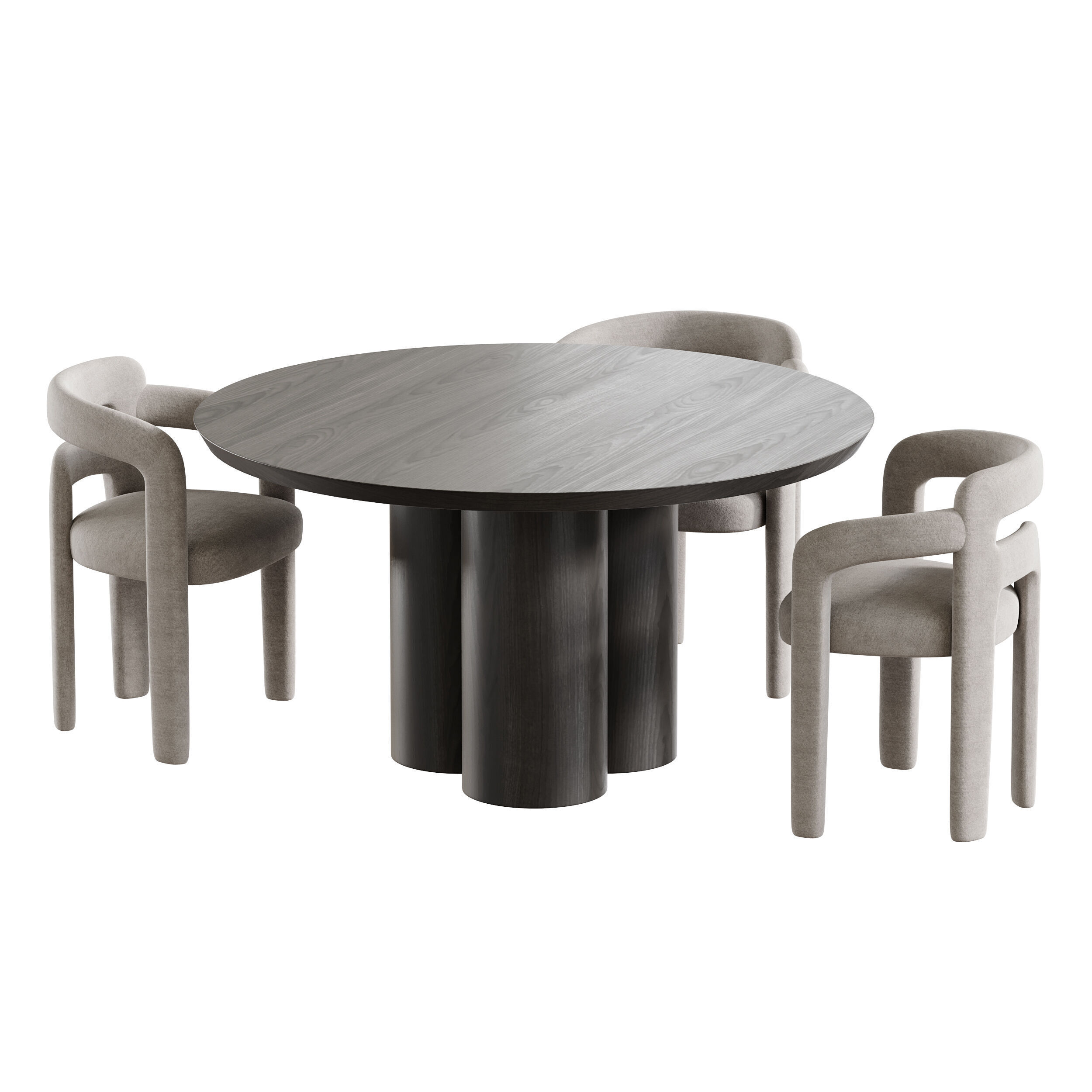 Dining table SOLFORD 3D model_2