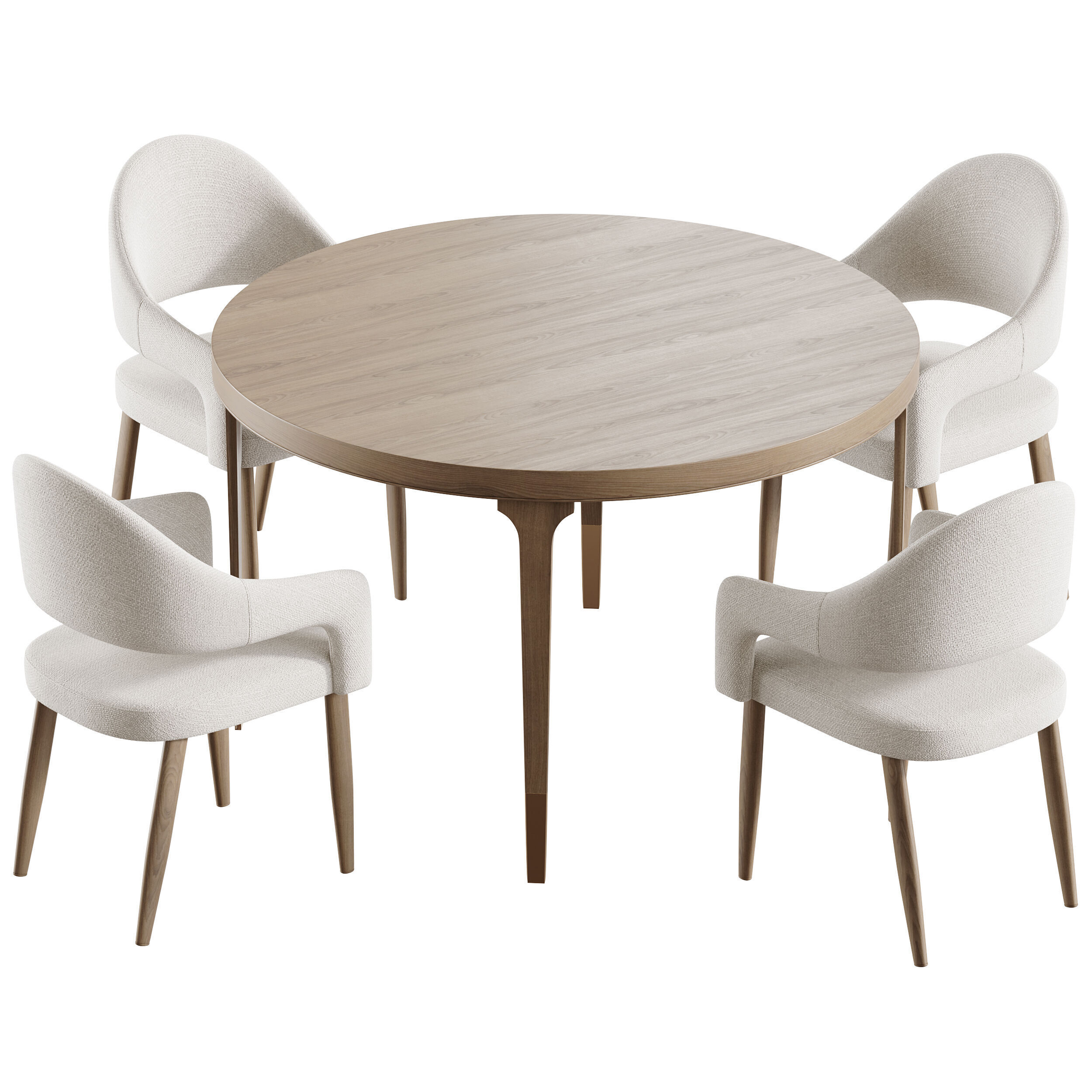 Dining table TORONTO 3D model_4