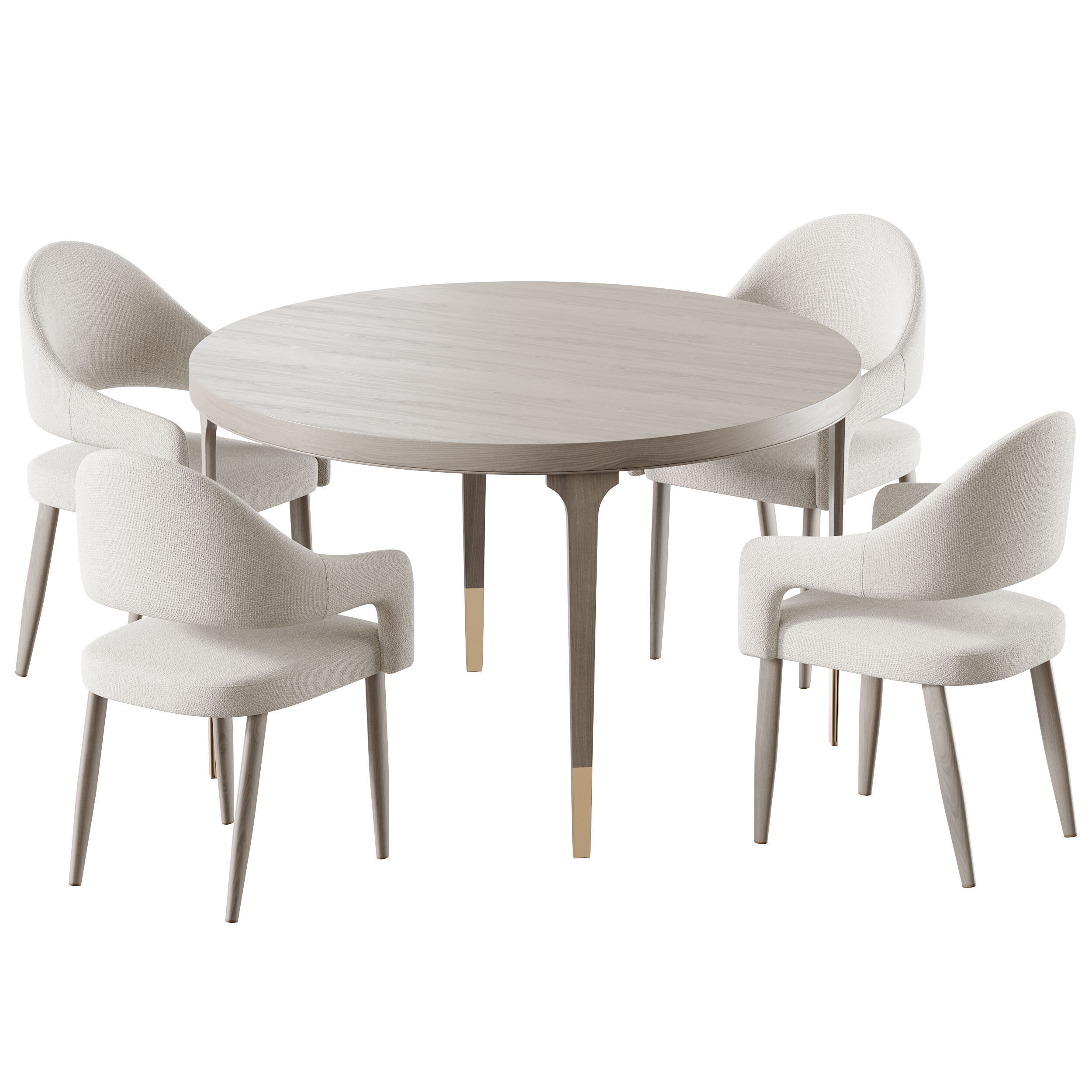 Dining table TORONTO 3D model_10