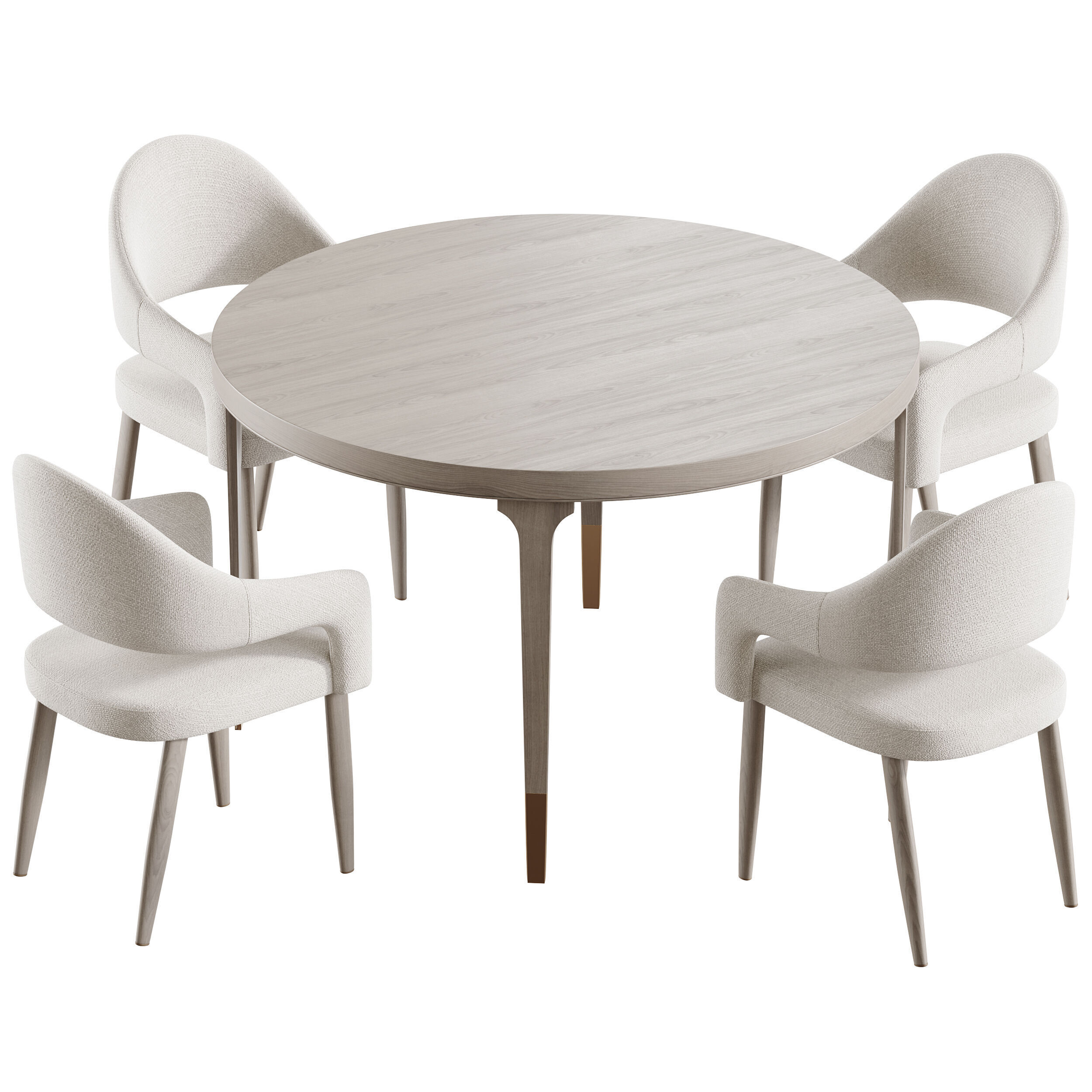Dining table TORONTO 3D model_6