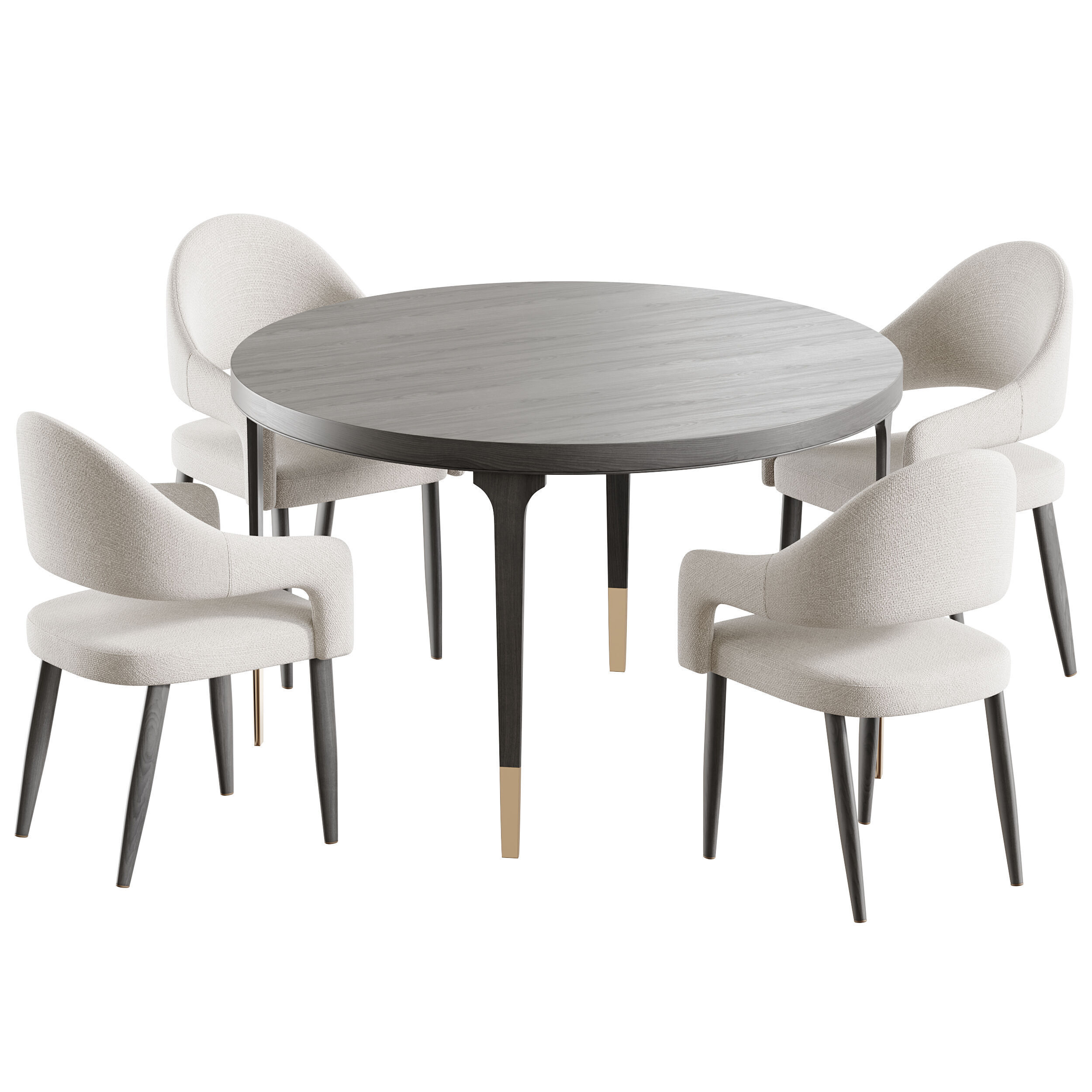 Dining table TORONTO 3D model_1