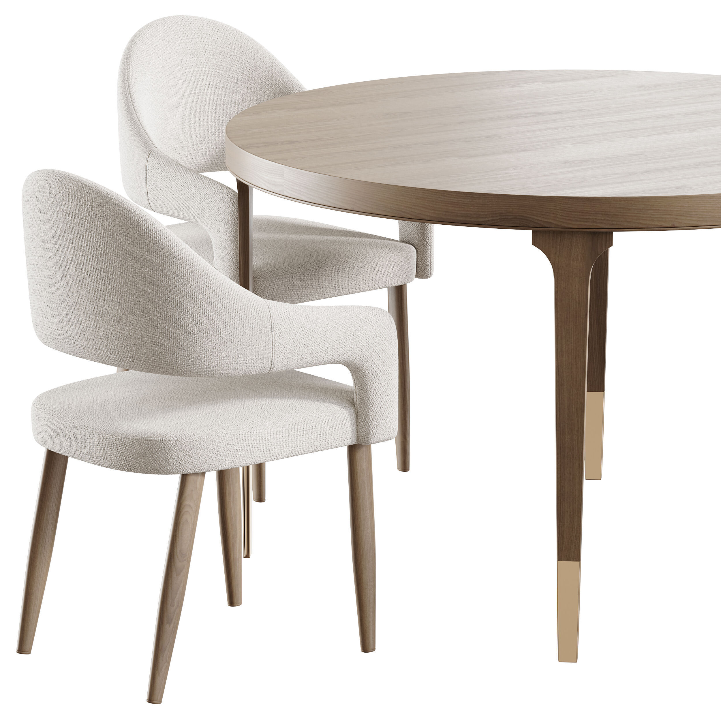 Dining table TORONTO 3D model_3