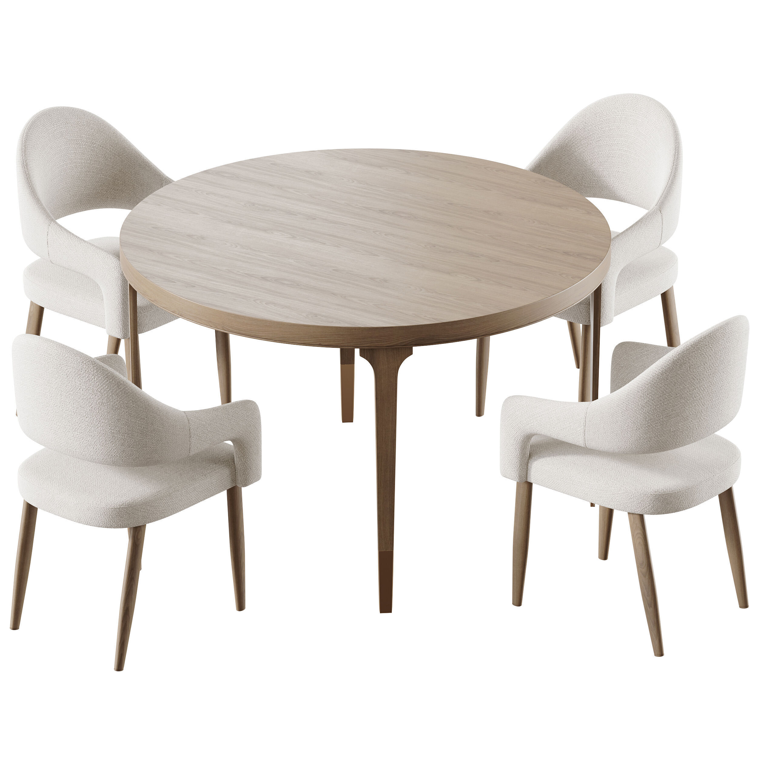 Dining table TORONTO 3D model_12