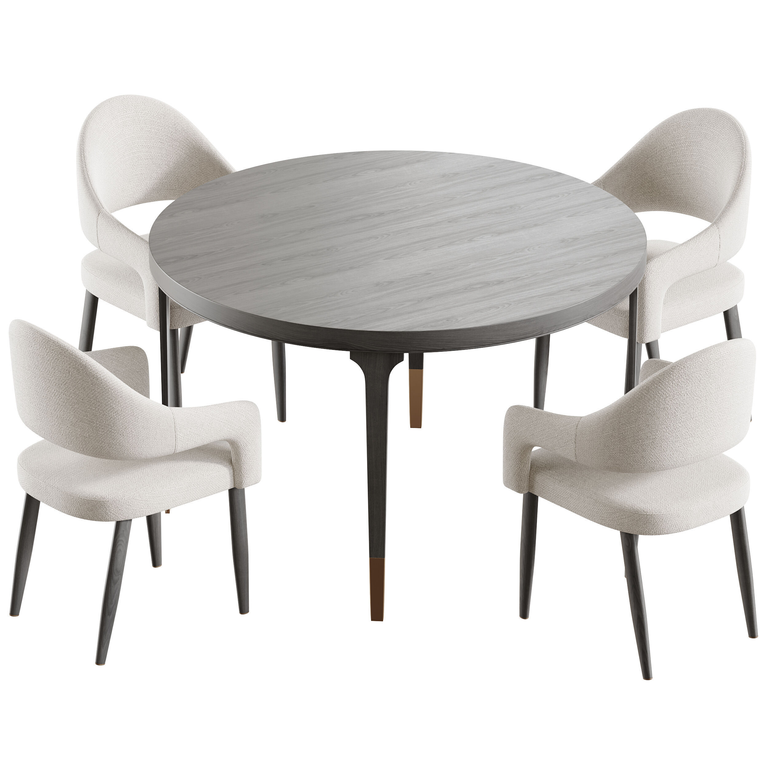 Dining table TORONTO 3D model_5