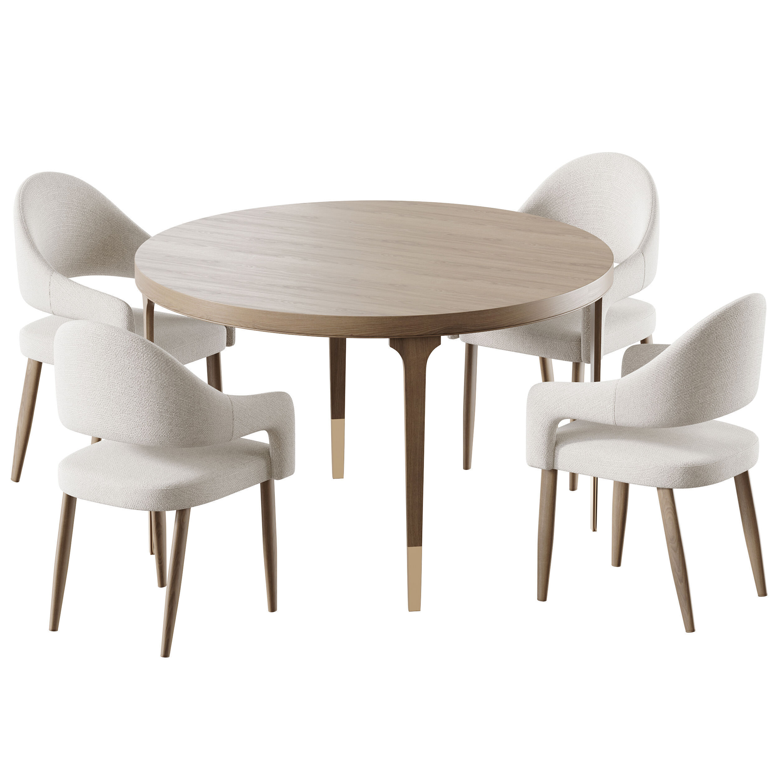 Dining table TORONTO 3D model_8