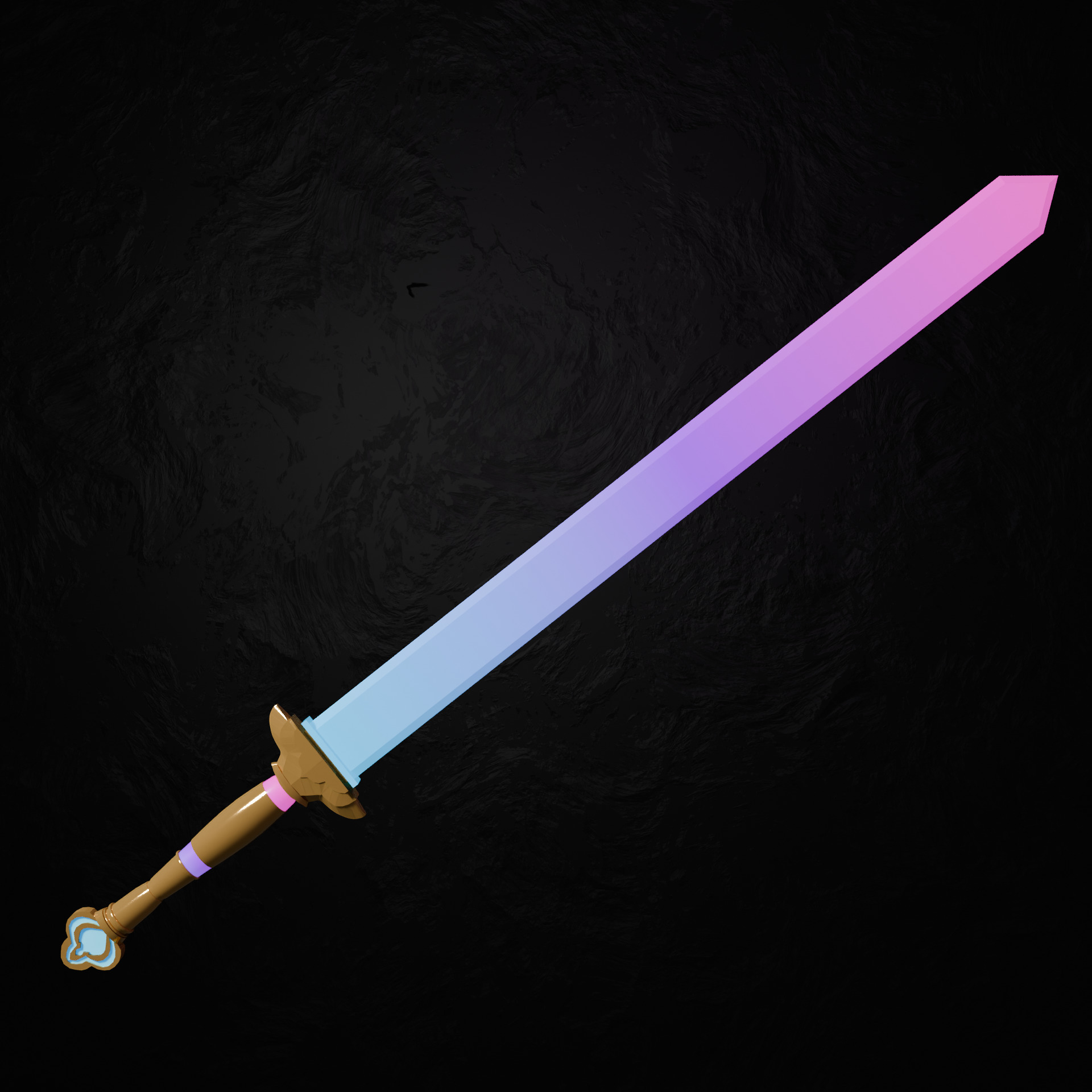 Kpop Demon Hunters - RUMI SWORD 3D print model_1