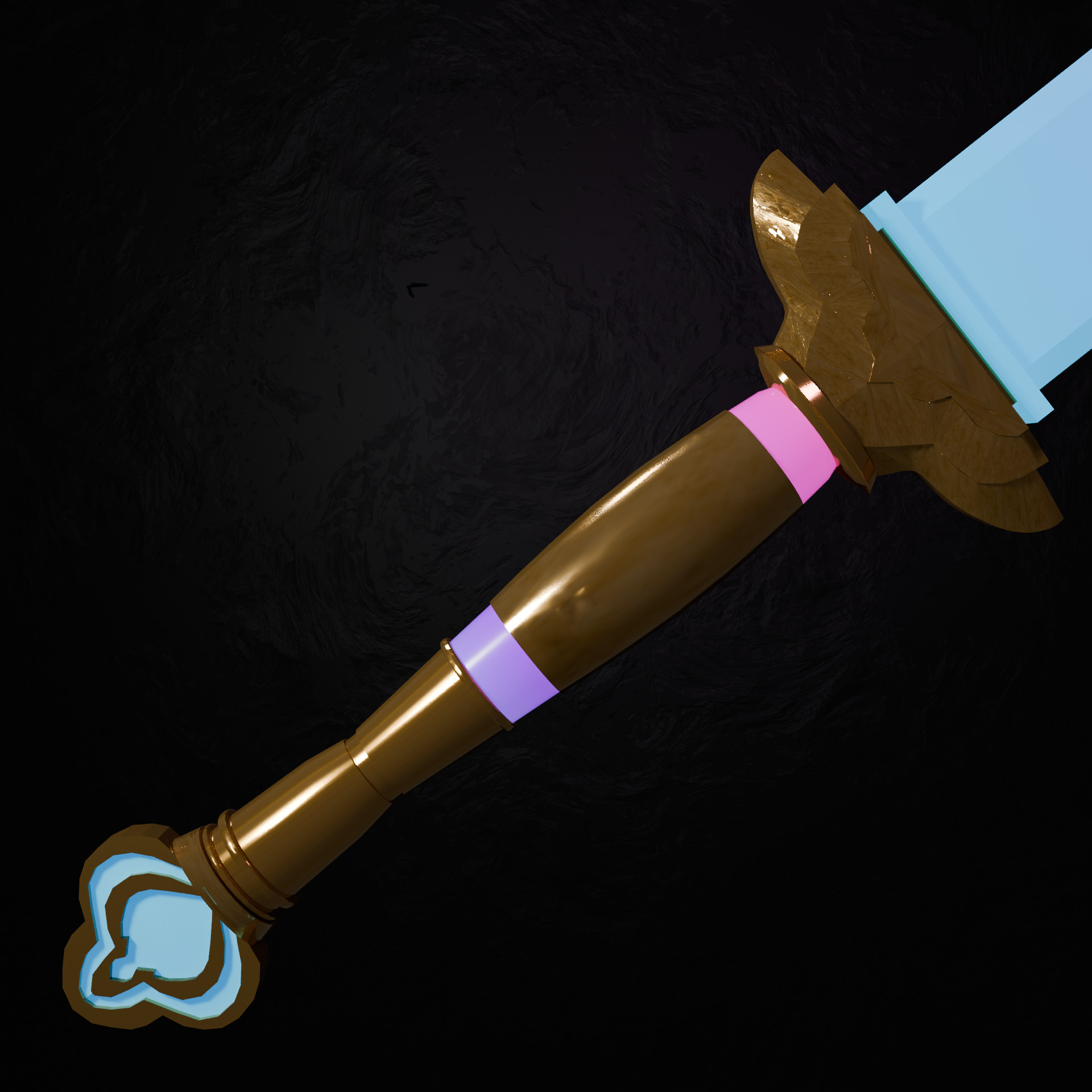 Kpop Demon Hunters - RUMI SWORD 3D print model_2