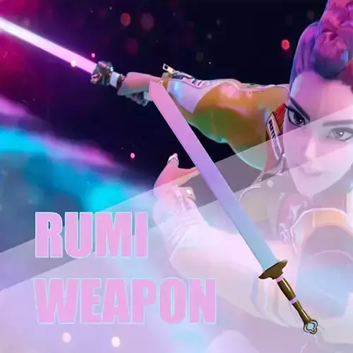Kpop Demon Hunters - RUMI SWORD 3D print model