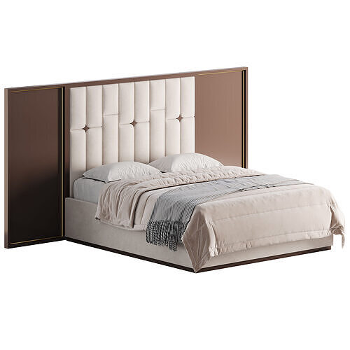 Fara Bed Design Intricately Designed Pakistani Bed 3D model