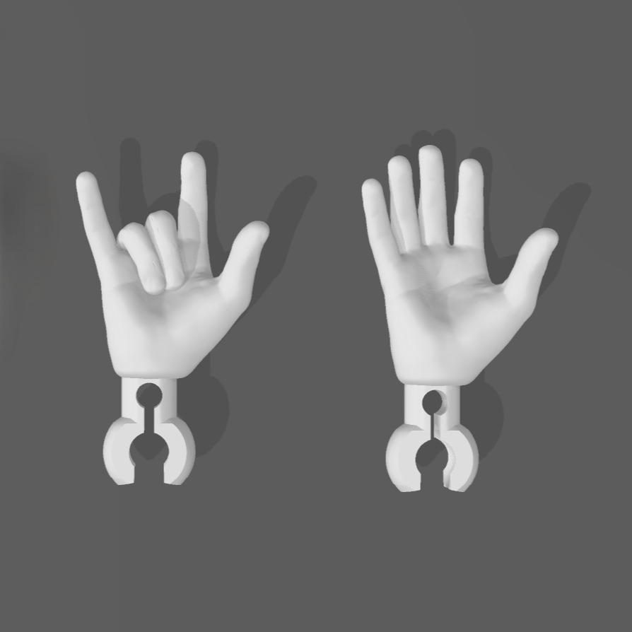 Articulated Figure - Red Hot Chili Peppers - Flea 3D print model_3