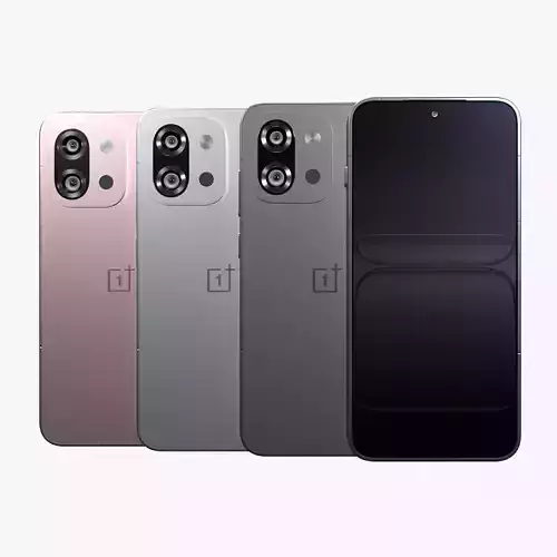  OnePlus 13T all colors 3D model