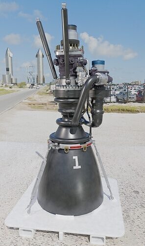 SpaceX Raptor 3 Rocket Engine 3D model