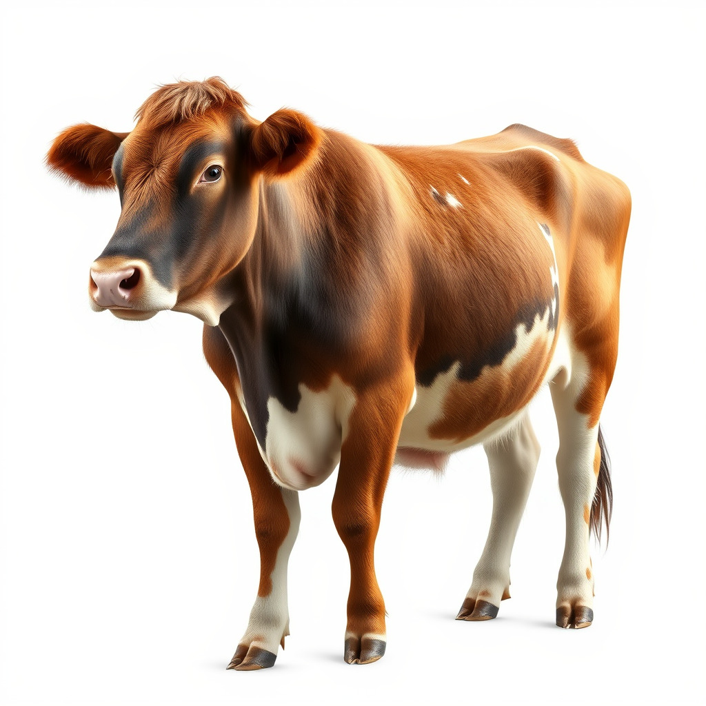 Realistic Cow Model Pack for Animation and Simulation Low-poly 3D model_2