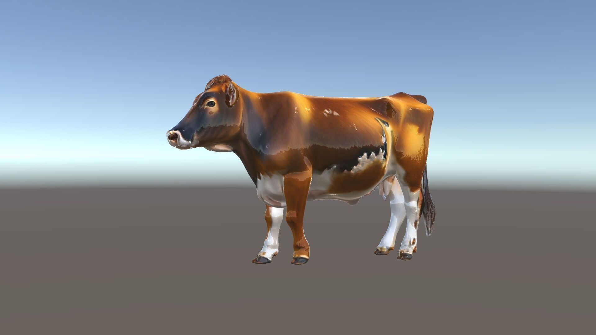 Realistic Cow Model Pack for Animation and Simulation Low-poly 3D model_33