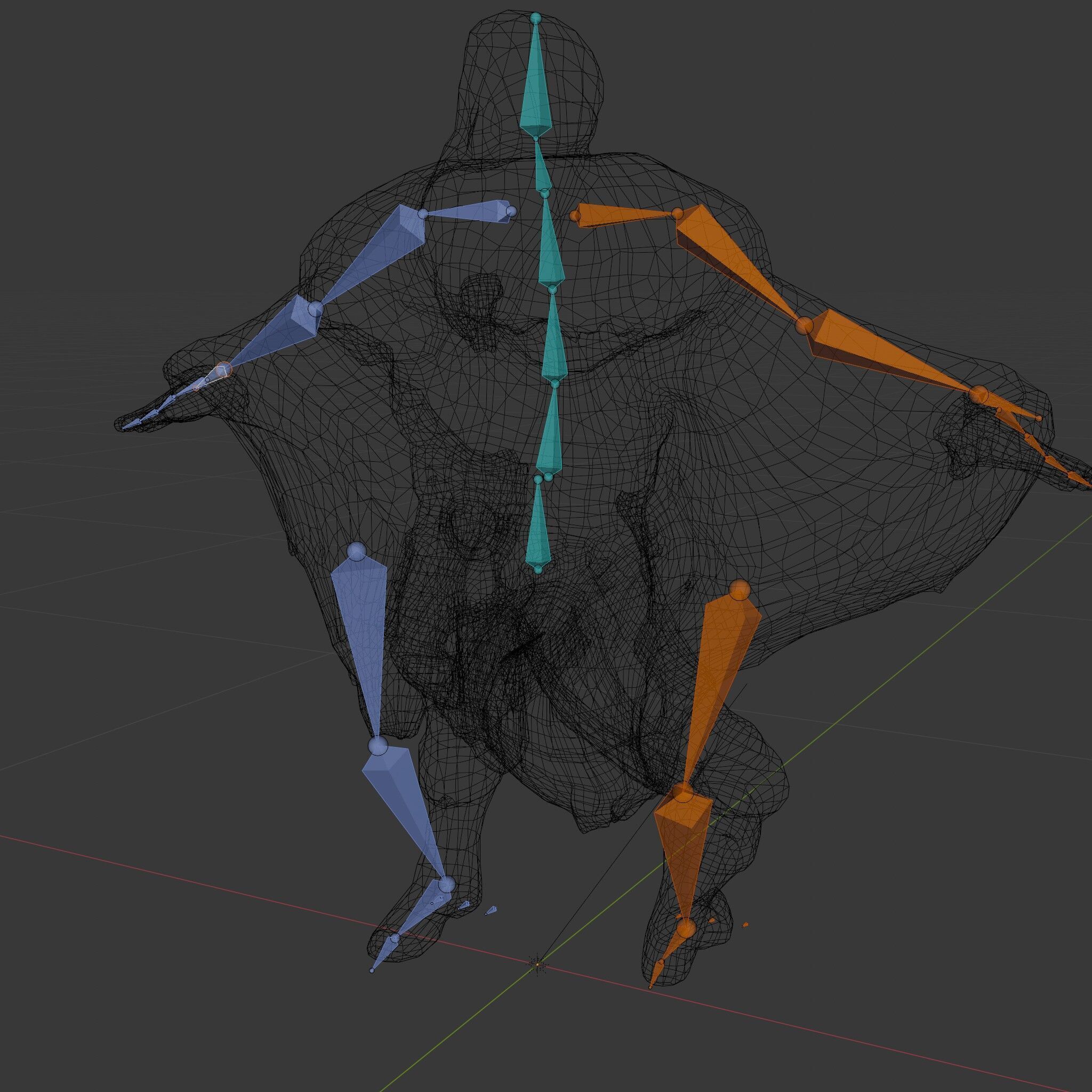 Fierce Viking Warrior Rigged and Animated D Character Model Low-poly 3D model_6