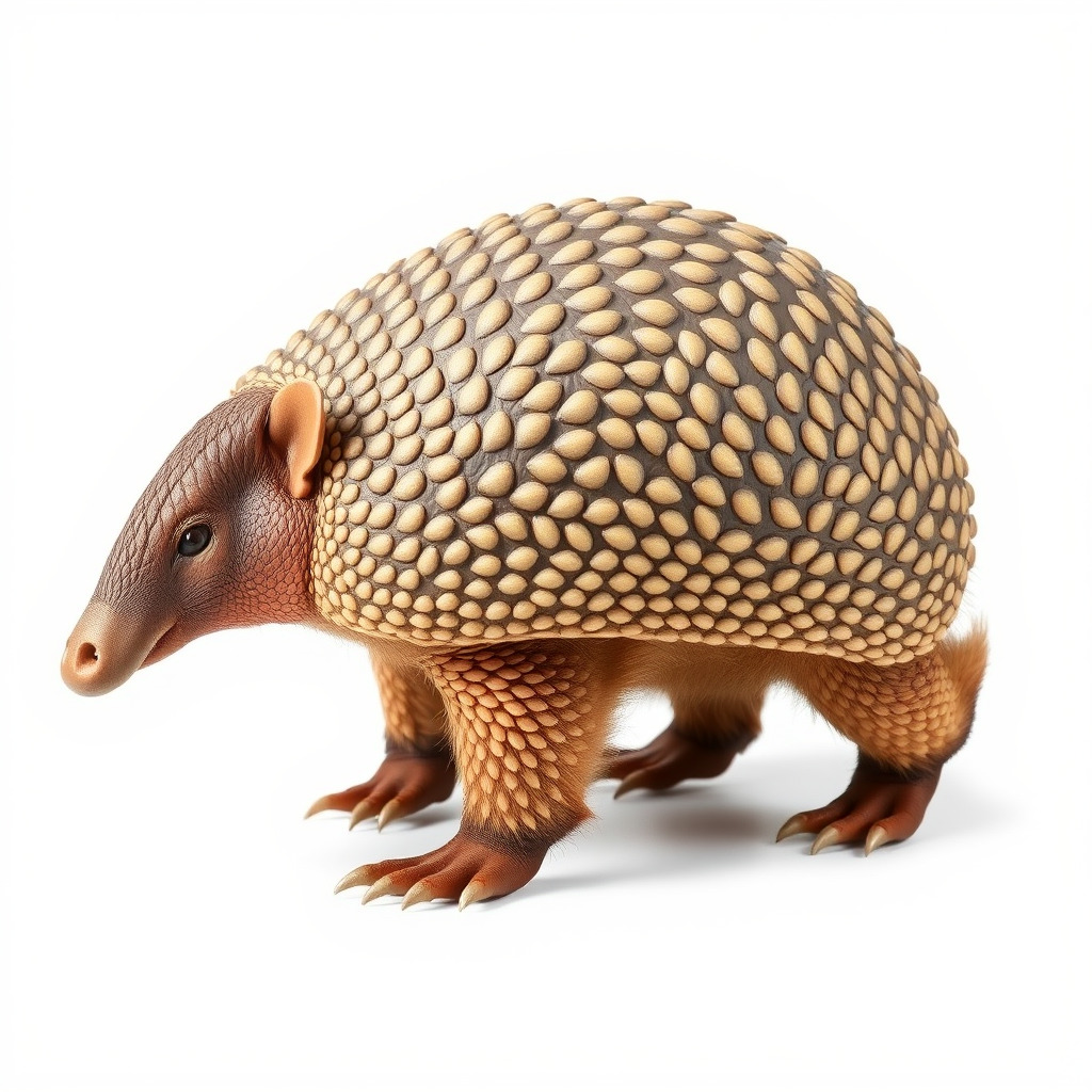 Armadillo D Model Pack with Textured Shell Low-poly 3D model_2