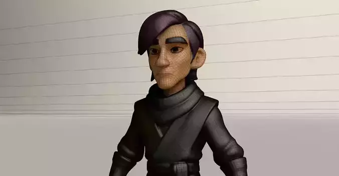 Stylized Game Ready Human Character Rigged named Nires
