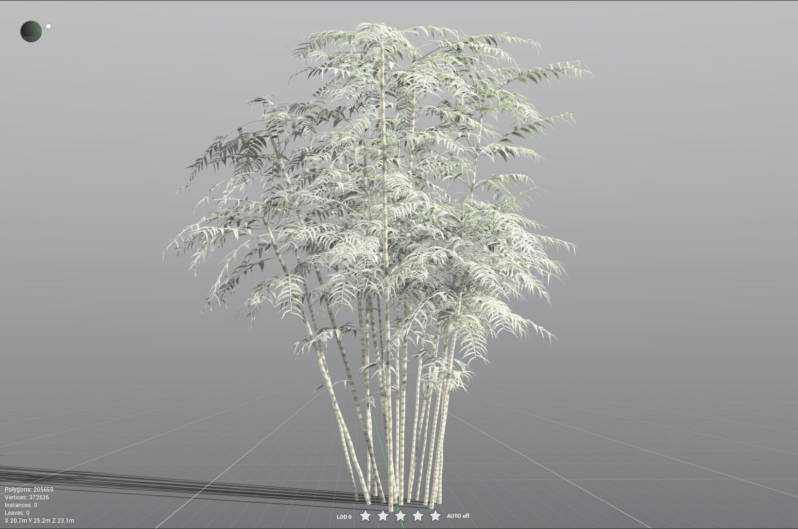 EVERYPlant Common Bamboo 3D model_36