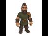 Stylized Game Ready Human Character Rigged named Rei Low-poly 3D model_1