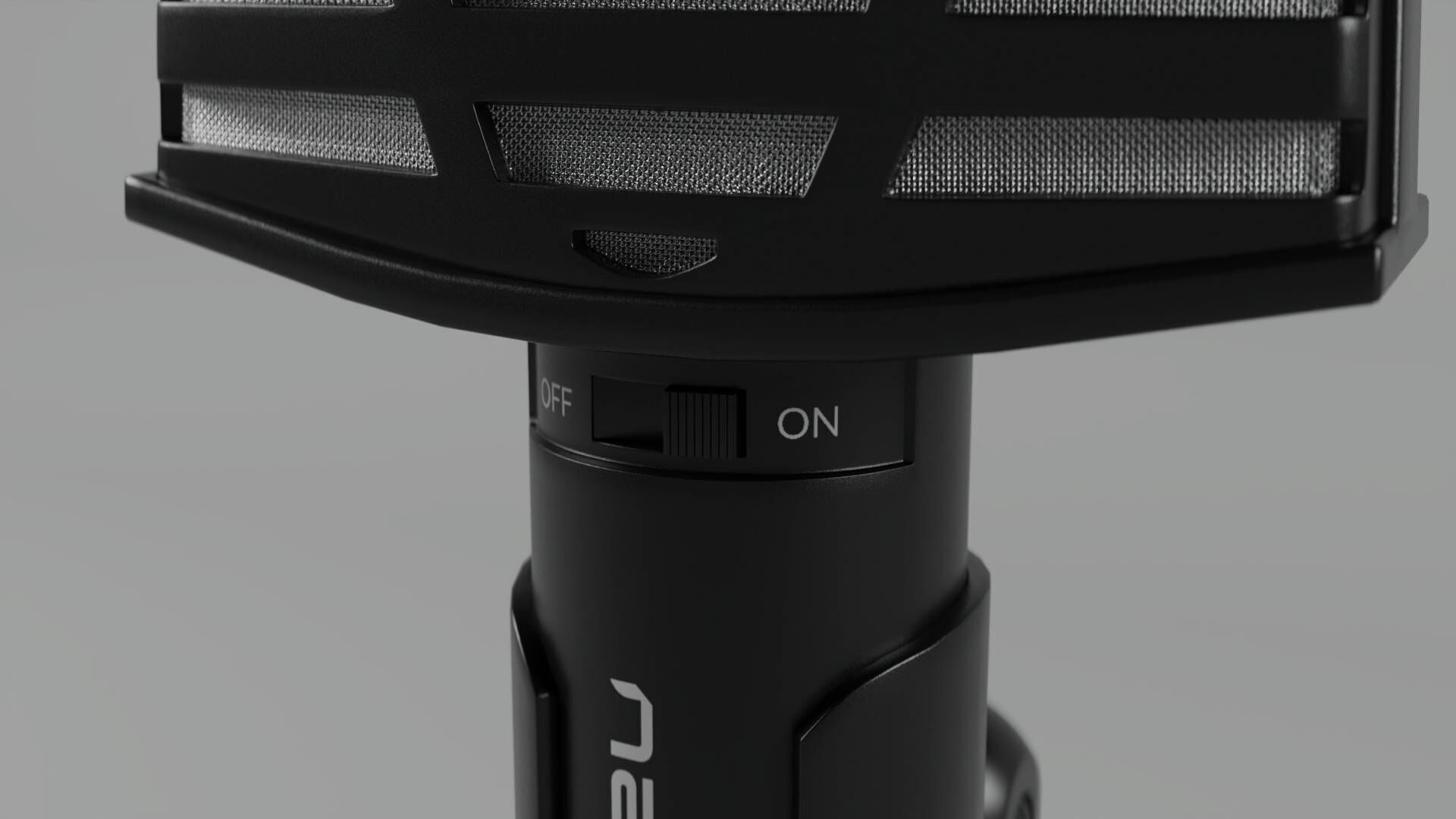 Microphone for office table Low-poly 3D model_5