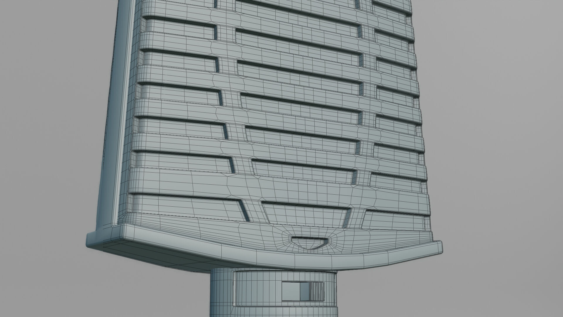 Microphone for office table Low-poly 3D model_14