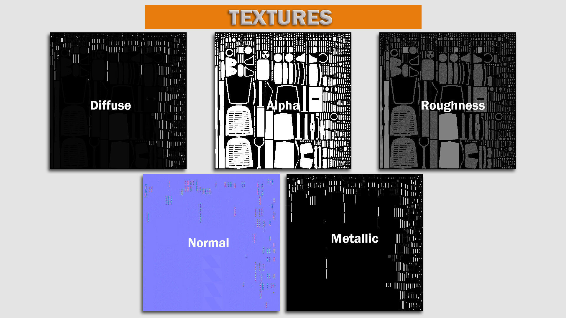 Microphone for office table Low-poly 3D model_18