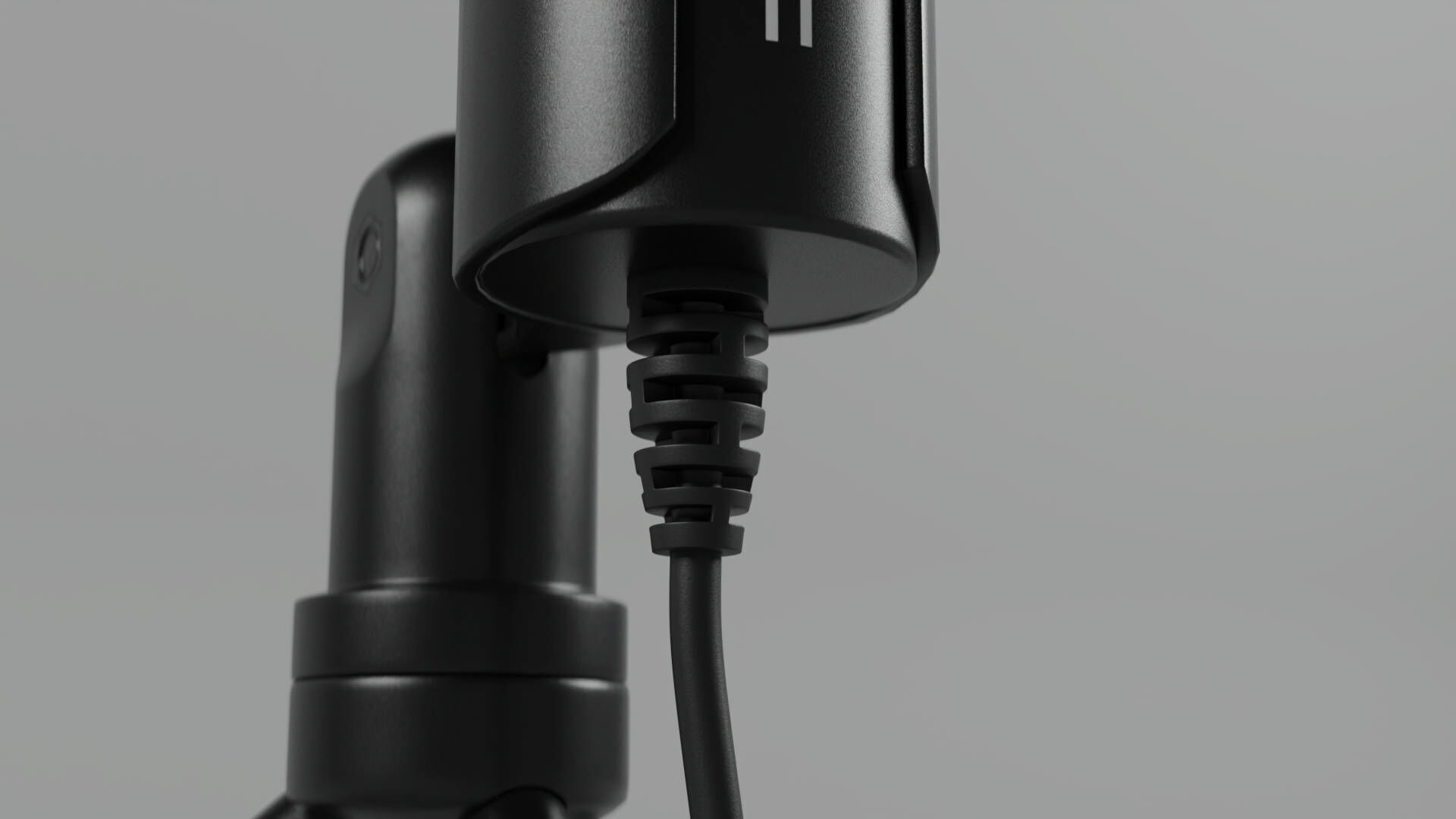 Microphone for office table Low-poly 3D model_6