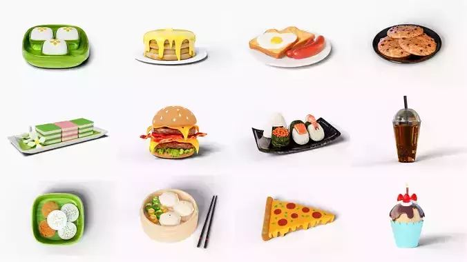 Thai desserts and bakery with International foods