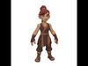 Stylized Game Ready Human Character Rigged named Stela Low-poly 3D model_1
