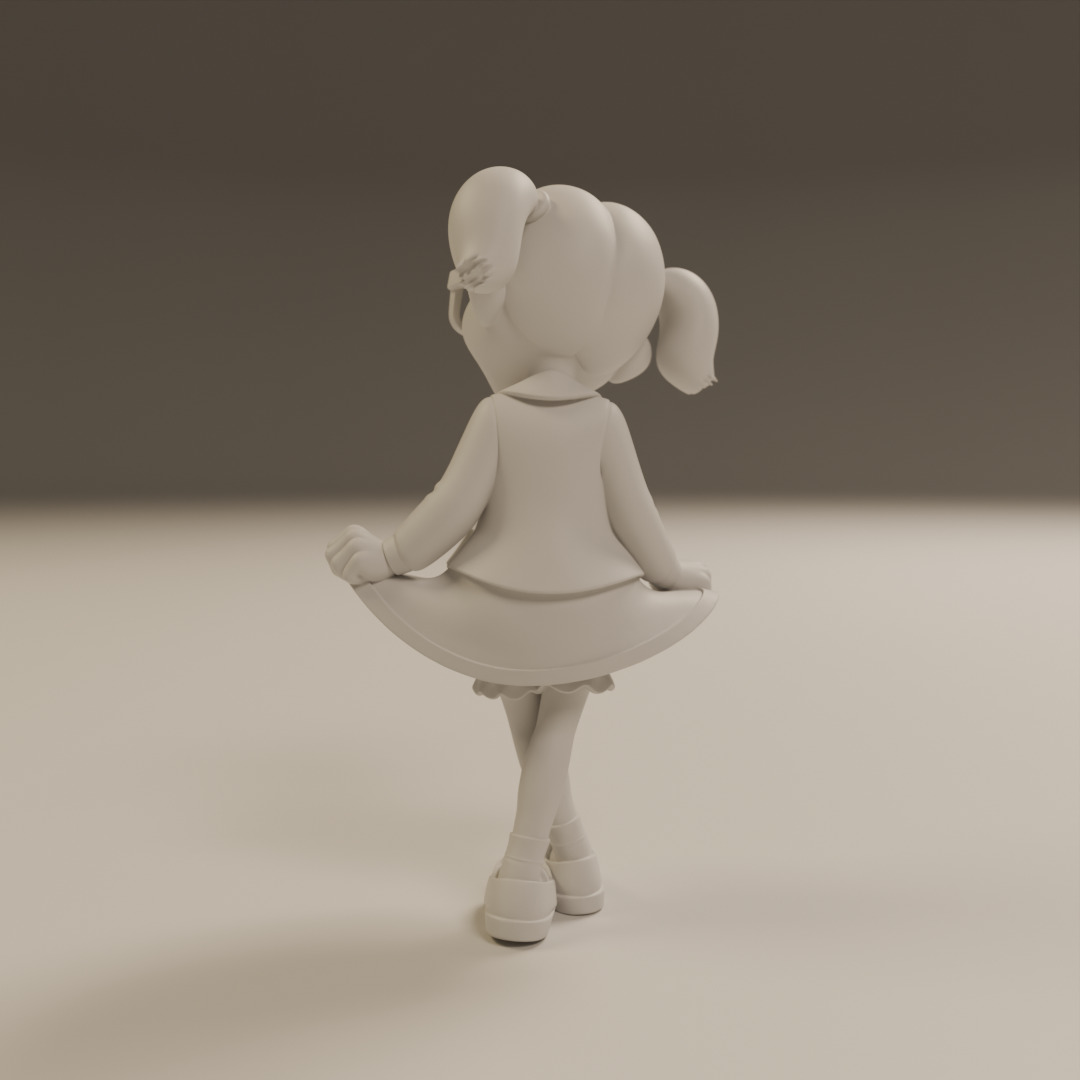 Chiquinha - La Chilindrina 3D print model_11