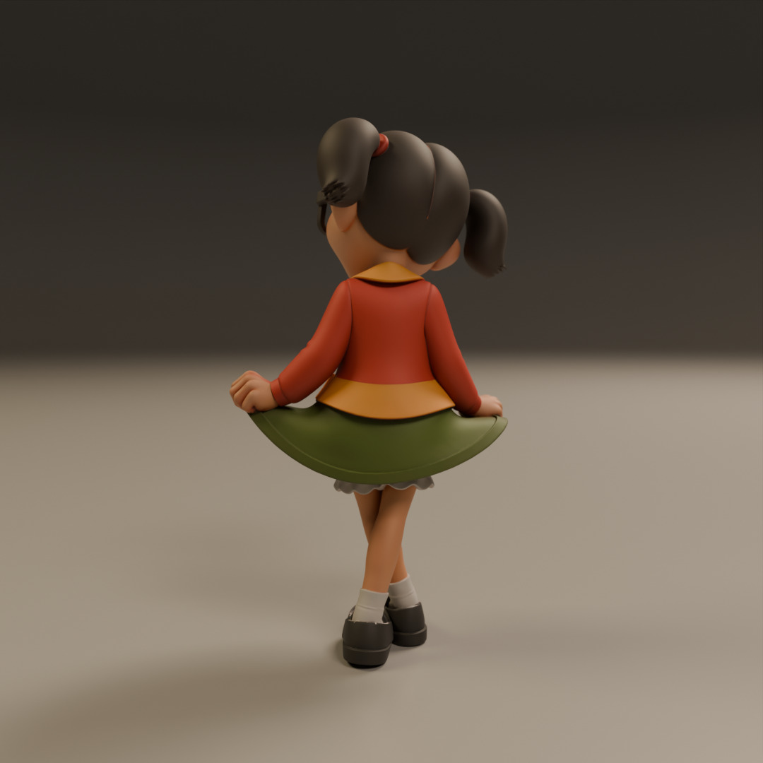 Chiquinha - La Chilindrina 3D print model_3