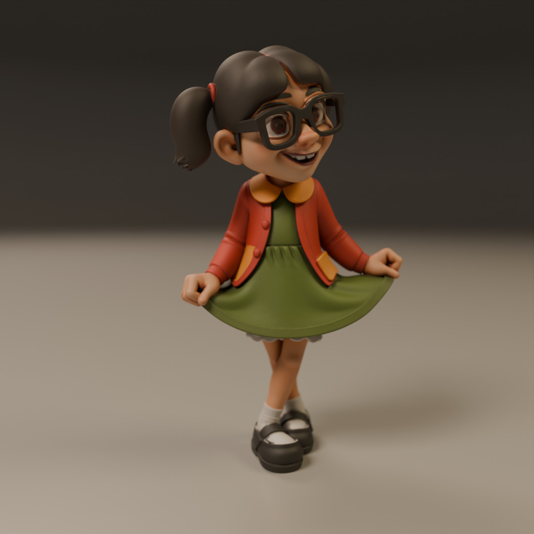 Chiquinha - La Chilindrina 3D print model_8