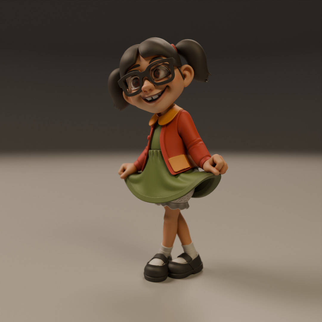 Chiquinha - La Chilindrina 3D print model_5