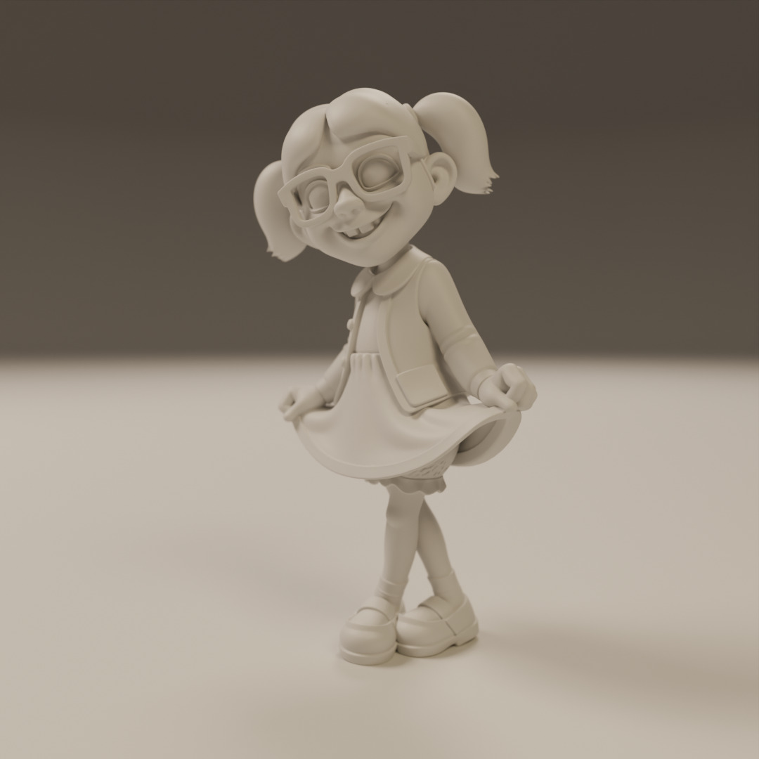 Chiquinha - La Chilindrina 3D print model_13