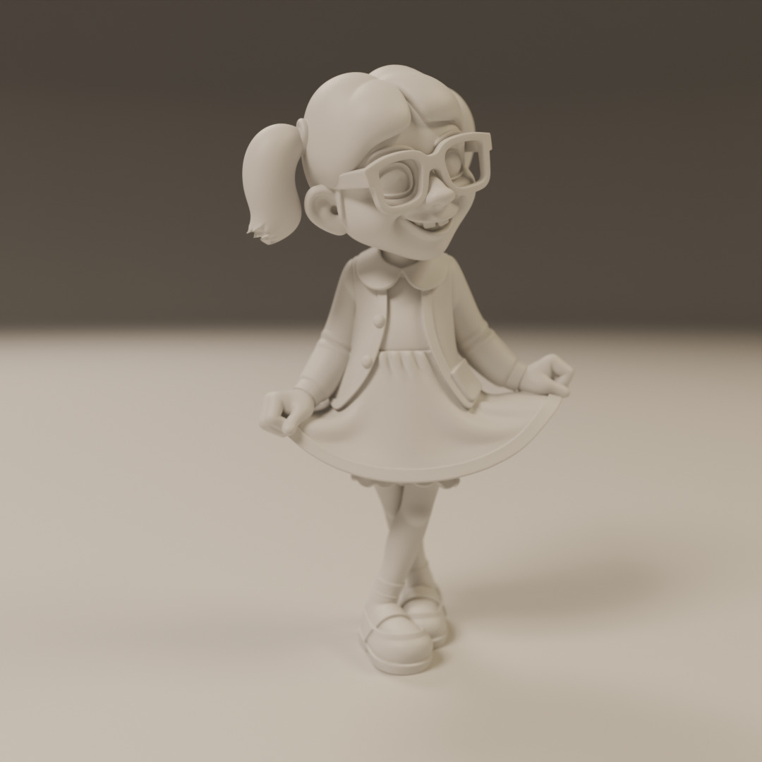 Chiquinha - La Chilindrina 3D print model_16