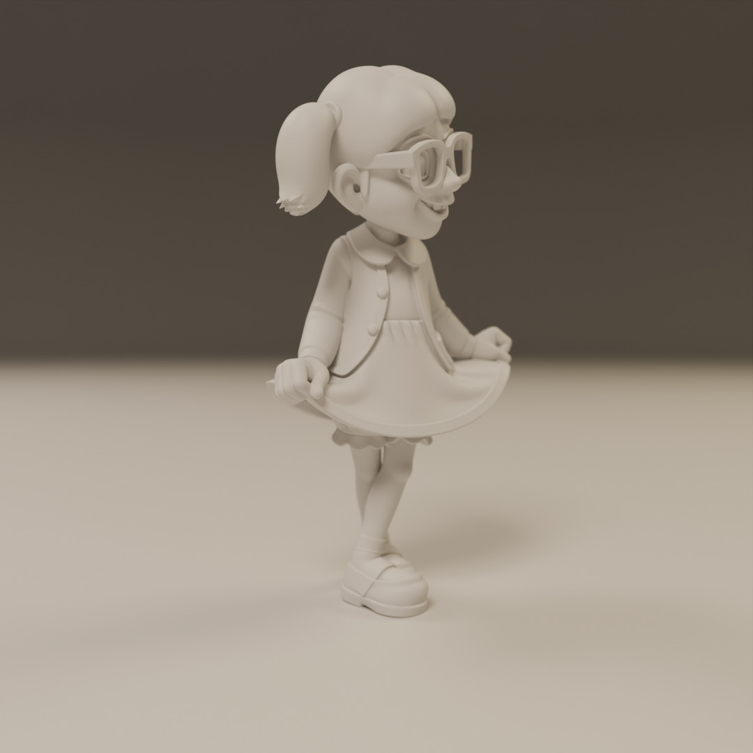 Chiquinha - La Chilindrina 3D print model_12