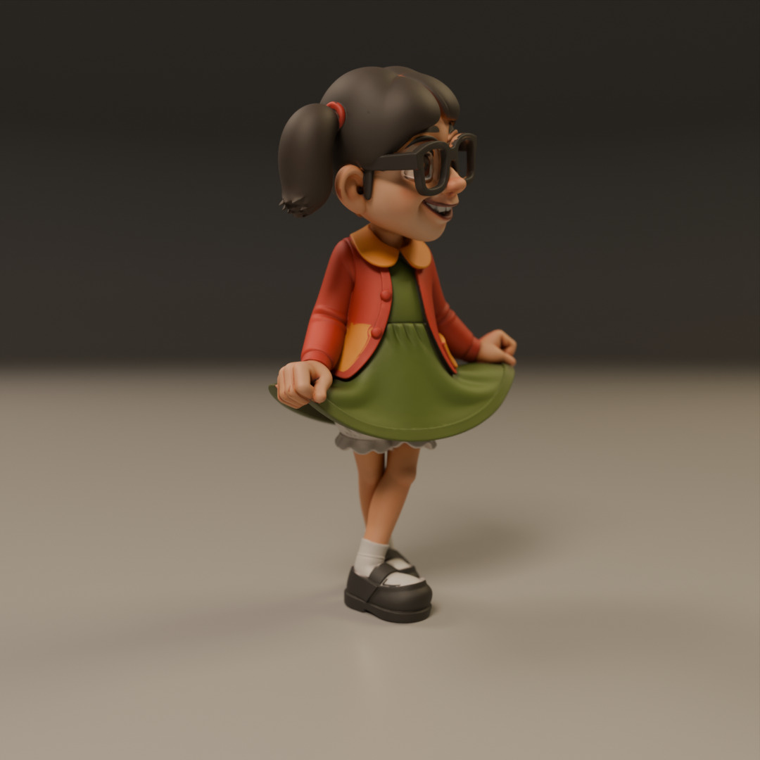 Chiquinha - La Chilindrina 3D print model_4