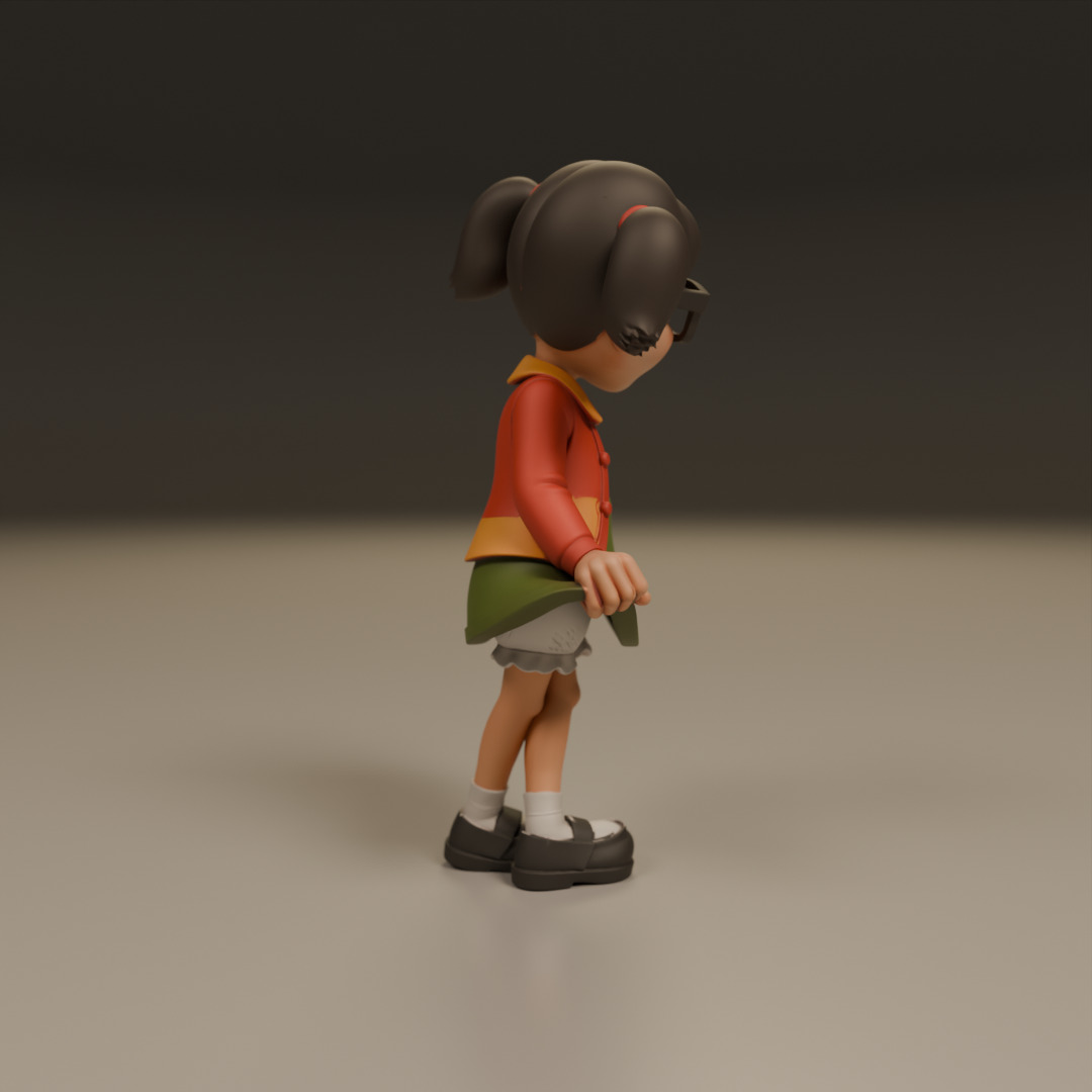Chiquinha - La Chilindrina 3D print model_1