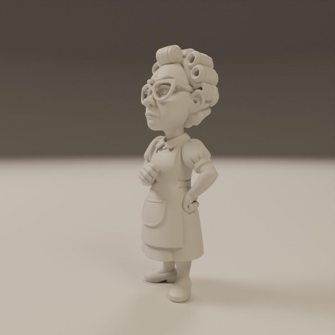 dona Florinda 3D print model_13