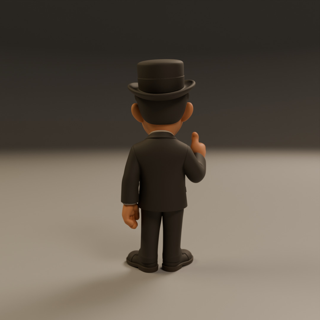 Professor Girafales 3D print model_3