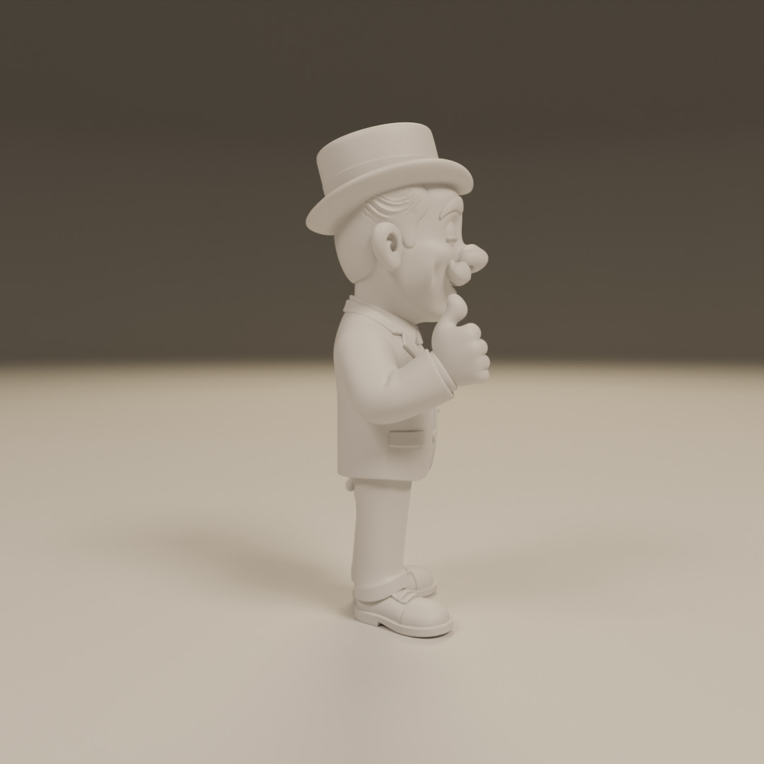 Professor Girafales 3D print model_9